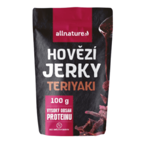 ALLNATURE Beef teriyaki jerky sušené hovädzie mäso 100 g