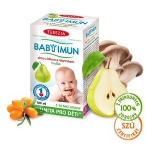 TEREZIA Babyimun sirup s hlivou a rakytníkom príchuť jablko 100 ml