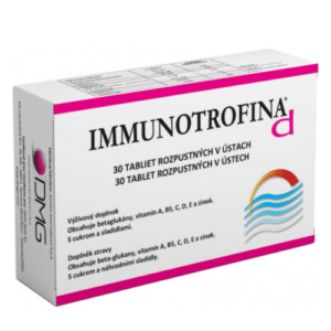 IMMUNOTROFINA D rozpustné tablety v ústach s cukrom a sladidlami 24 tabliet