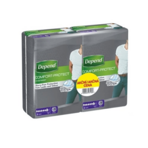 DEPEND Normal L/XL pre mužov duopack naťahovacie nohavičky 2 x 9 ks set