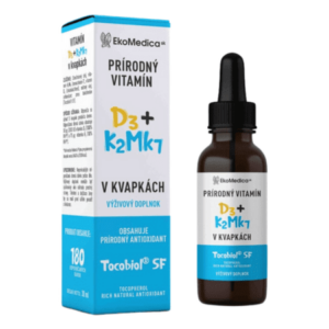 EKOMEDICA SK Prírodný vitamín D3+K2Mk7 kvapky 30 ml