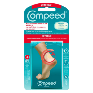 COMPEED Náplasť športová na pľuzgiere päta 5 ks