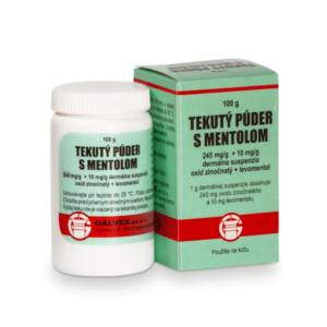 GALVEX Tekutý púder s mentolom 100 g