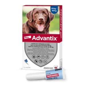 ADVANTIX Spot-on pre psy nad 25 kg 4 ml