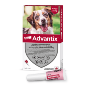ADVANTIX Spot-on pre psy od 10 do 25 kg 2,5 ml