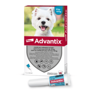 ADVANTIX Spot-on pre psy od 4 do 10 kg 1 ml