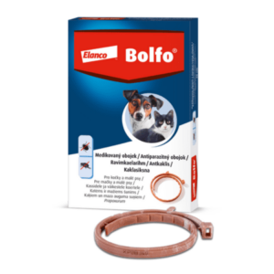 BOLFO obojok pre mačky a malých psov, obvod 38 cm 1 ks