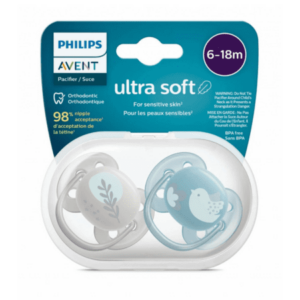 AVENT Cumlík ultra soft premium zvieratko 6 - 18 m chlapec 2 ks