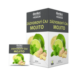HERBEX Premium zázvorový čaj mojito 20 x 2g