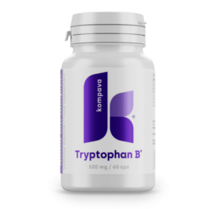 KOMPAVA Tryptofan B+ 500 mg dobrá nálada a spánok 60 kapsúl