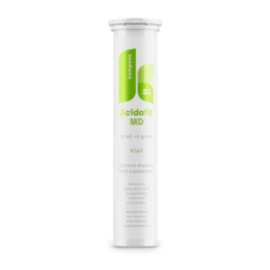 KOMPAVA Acidofit MD kiwi 15 šumivých tabliet + 1 ZADARMO