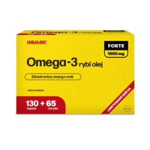 WALMARK Omega-3 rybí olej forte promo 195 kapsúl