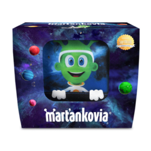 WALMARK Marťankovia gummy xmas 50 ks + emoji 50 ks + desiatová taška set