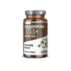 CARNOMED Serrapeptase extra+ 250 000 SPU 60 kapsúl