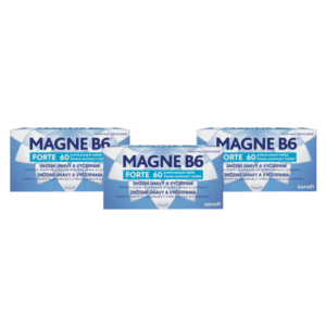 MAGNE B6 Forte 60 tabliet - balenie 3 ks