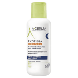A-DERMA Exomega control regeneračný emolienčný nočný krém 400 ml