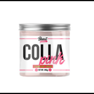 GYMBEAM BeastPink colla pinks príchuťou jahodová limonáda 240 g
