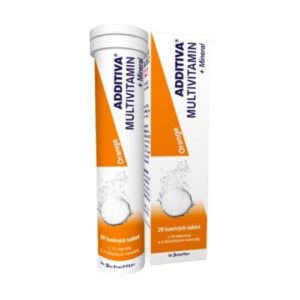 ADDITIVA Multivitamín + minerál orange 20 šumivých tabliet