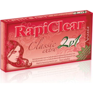RAPICLEAR Tehotenský test classic extra 2v1 2 kusy