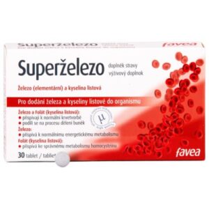 FAVEA Superželezo 30 tabliet