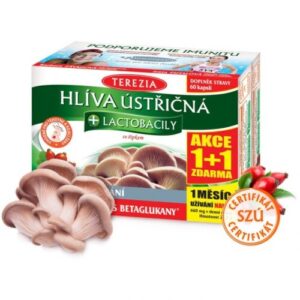 TEREZIA Hliva ustricová + laktobacily 60 + 60 kapsúl ZADARMO