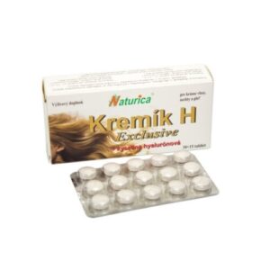 NATURICA Kremík H Exclusive + kyselina hyalurónová 30 + 15 tabliet ZADARMO