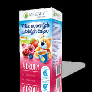 MEGAFYT MIX ovocných detských čajov 4 druhy 20 x 2 g