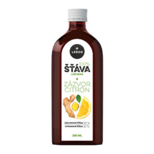 LEROS 100% šťava zázvor citrón 250 ml
