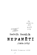 Nepaměti (1969-1972) (Ludvík Vaculík) (česky)