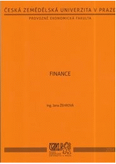 Finance (Jana Žehrová) (česky)