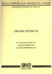 Základy účetnictví (Antonín Valder) (česky)