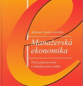 Manažérská ekonomie (Miloslav Synek) (česky)