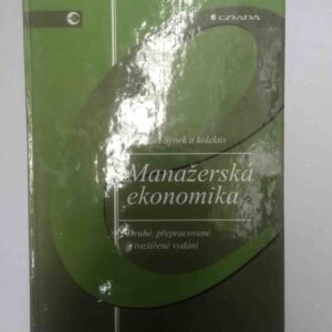 Manažerská ekonomika (Miloslav Synek) (česky)