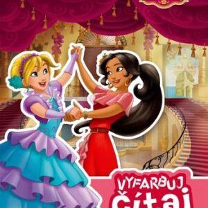 Elena z Avaloru Vyfarbuj, čítaj, nalepuj