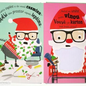 Šťastné a vousaté hipsterské Vánoce (Dawn Machell) (česky)