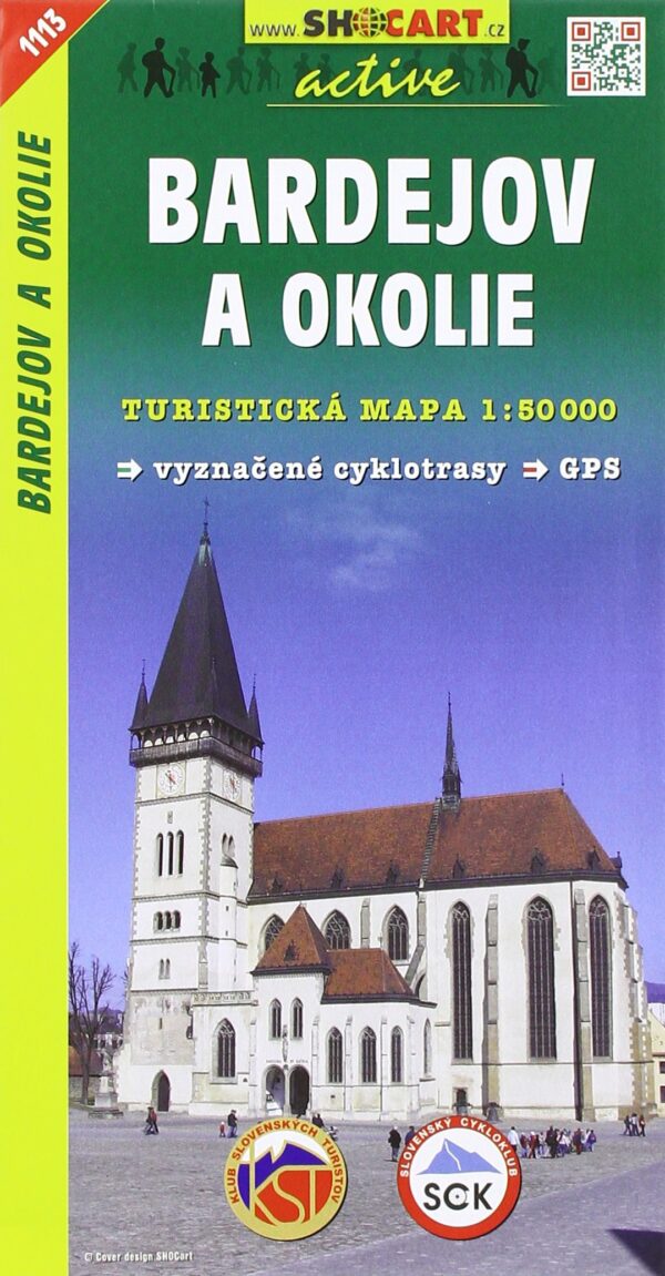 Bardejov a okolie 1:50 000 - Turistická mapa SHOCart Slovensko 1113 (Otakar Brandos)