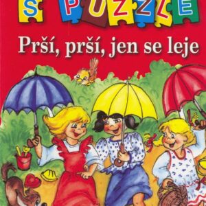 Říkadla s puzzle Prší, prší, jen se leje (Vladimíra Vopičková) (česky)