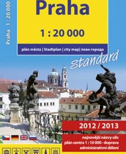 Praha - plán města standard, 1 : 20 000 (česky)
