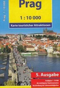 Prag - Karte touristicher Attraktionen (česky)