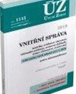 ÚZ č. 1115 Vnitřní správa - Úplné znění předpisů (česky)