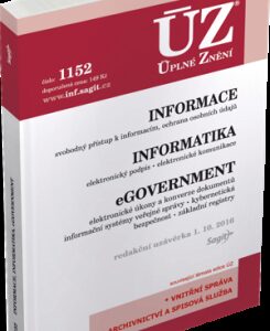 ÚZ č. 1152 Informace, eGovernment - Úplné znění předpisů (česky)