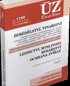ÚZ č. 1189 Zemědělství, vinařství - Úplné znění předpisů (česky)