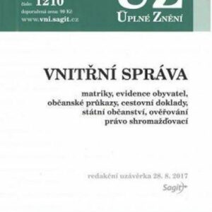 Vnitřní správa - ÚZ č. 1210 - úplné znění předpisů (česky)