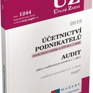 Účetnictví podnikatelů, audit 2018 - ÚZ č. 1244 - úplné znění předpisů (česky)