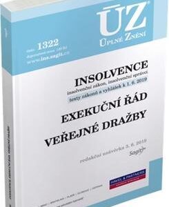 ÚZ 1322 Insolvence, Exekuční řád, Veřejné dražby (česky)