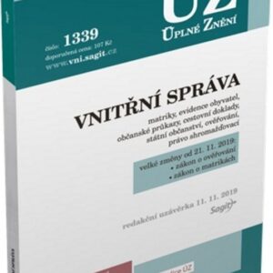 ÚZ 1339 Vnitřní správa (česky)
