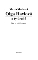 Olga Havlová a ty druhé (Marta Marková) (česky)